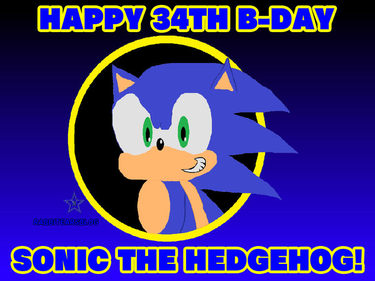 HAPPY 34TH BIRTHDAY SONIC THE HEDGEHOG! (2025)